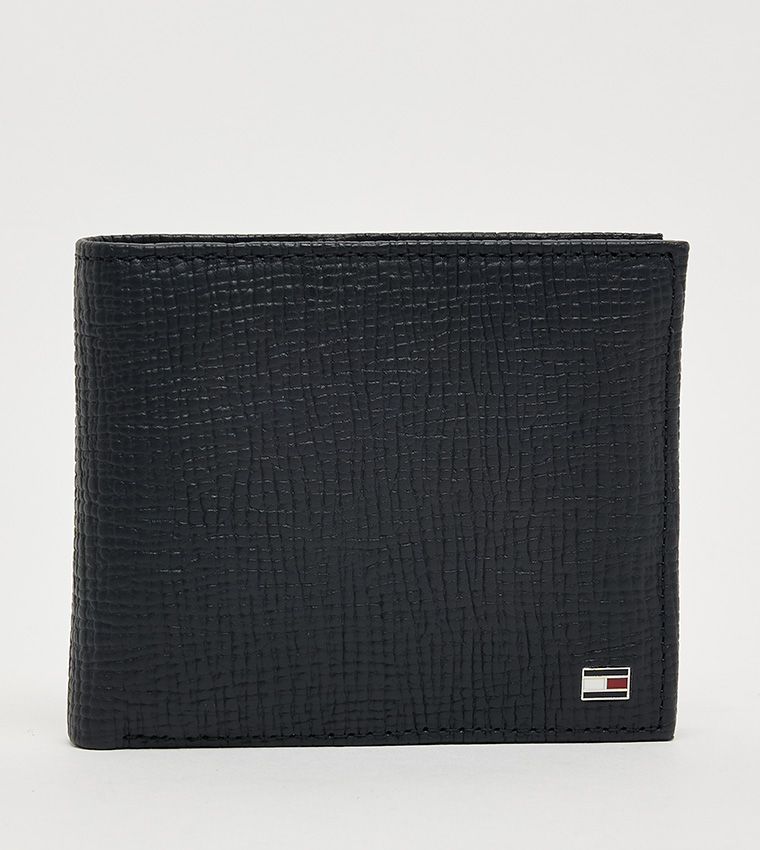 Textured Bi-Fold Wallet