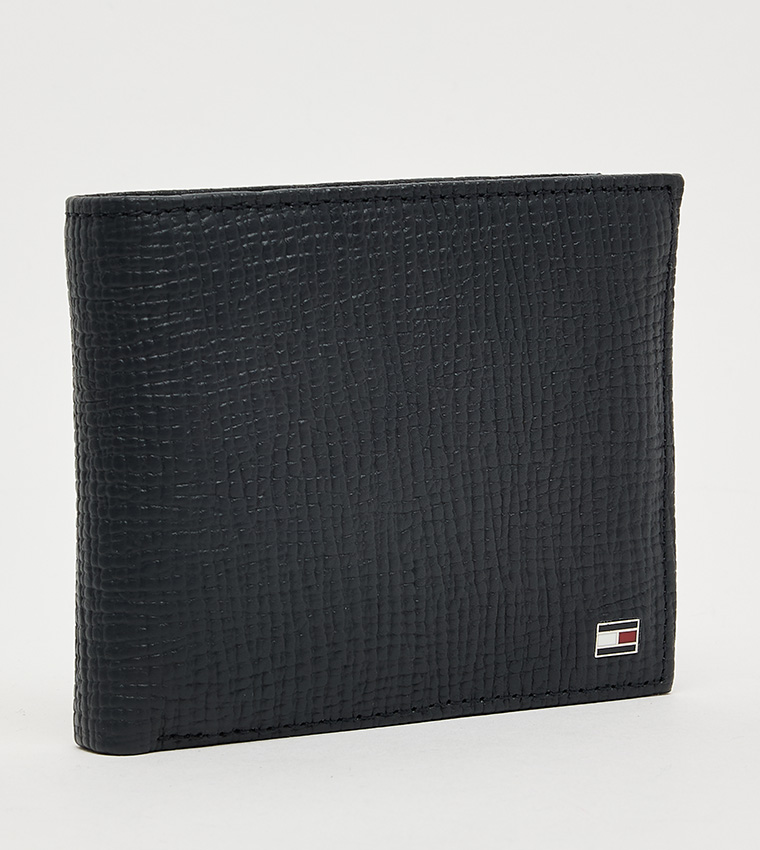Textured Bi-Fold Wallet
