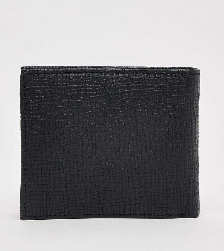 Textured Bi-Fold Wallet