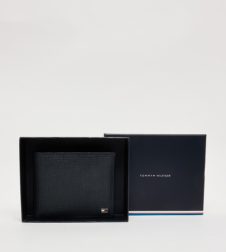 Textured Bi-Fold Wallet