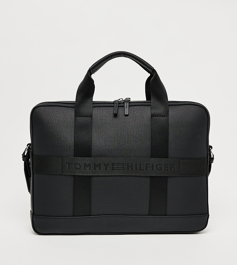 Logo Detail Laptop Bag