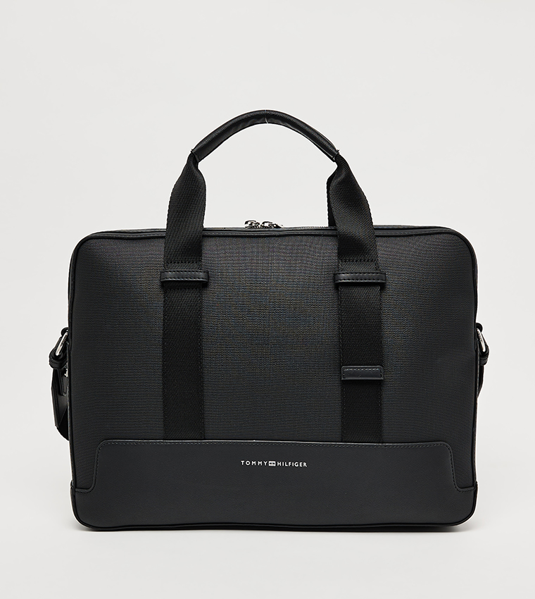 Logo Detail Laptop Bag