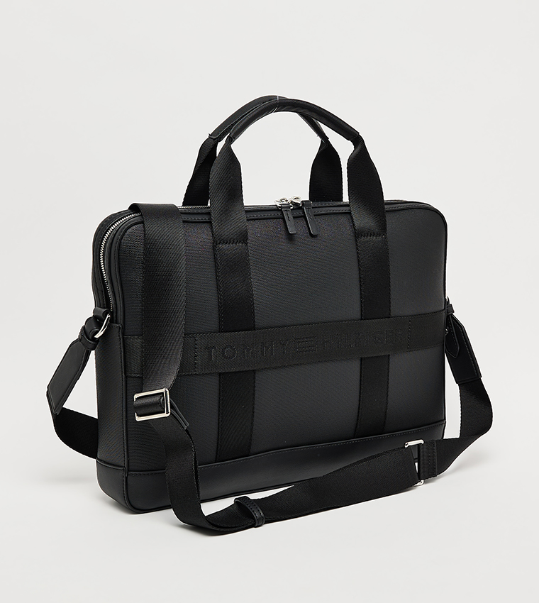 Logo Detail Laptop Bag