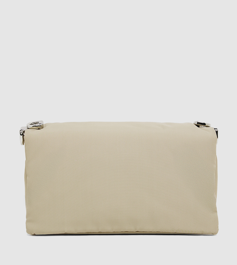 Logo Detail Flap Crossbody Bag