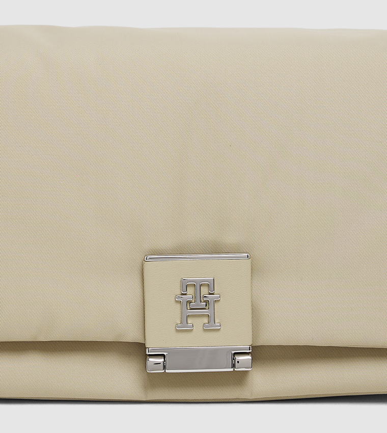 Logo Detail Flap Crossbody Bag