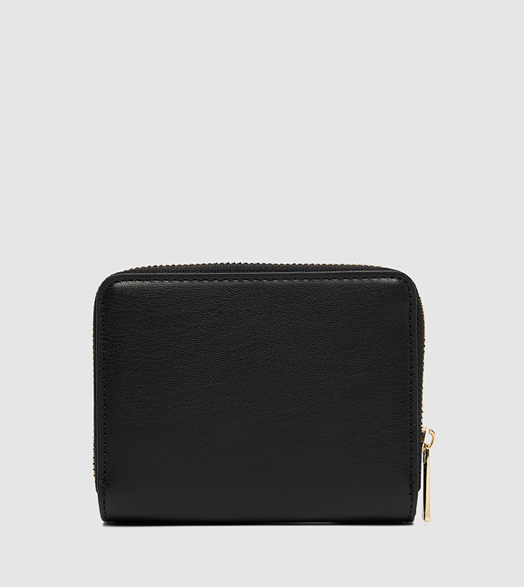 ICON Logo Detail Zip-Around Wallet