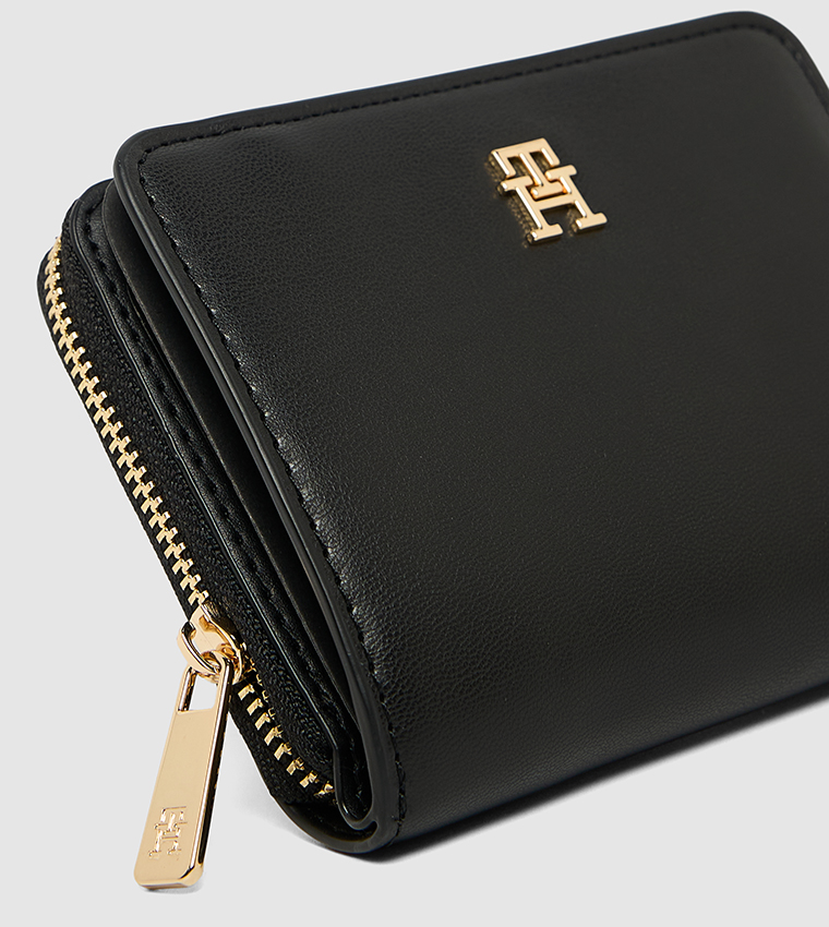 ICON Logo Detail Zip-Around Wallet