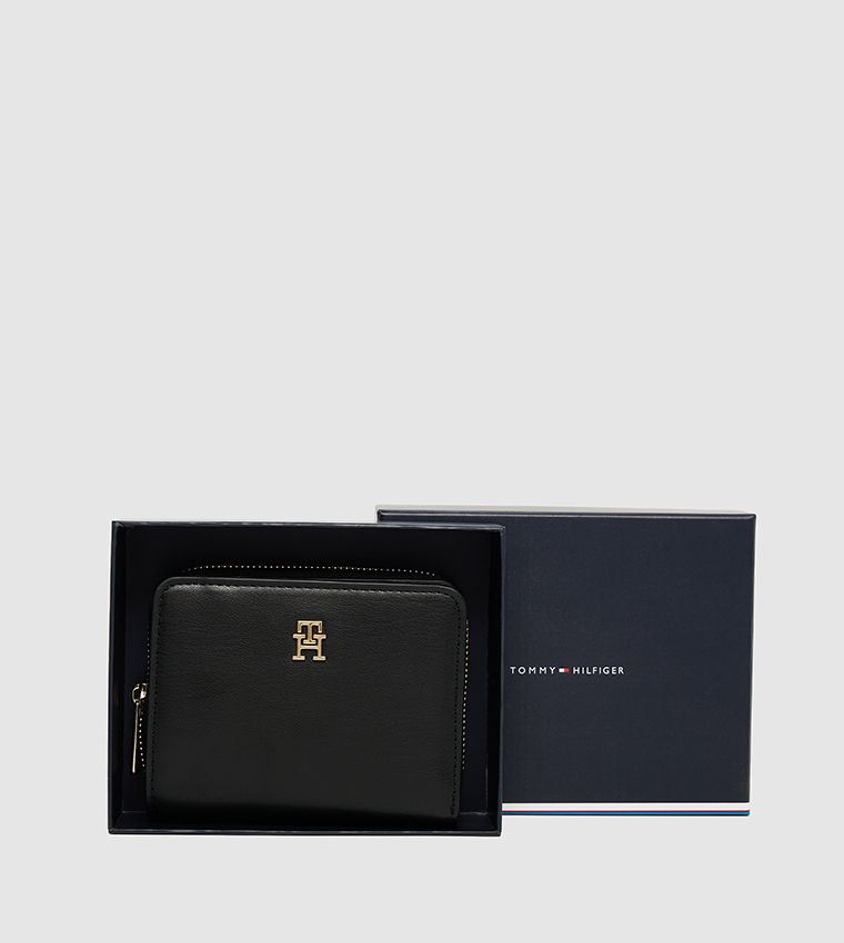 ICON Logo Detail Zip-Around Wallet
