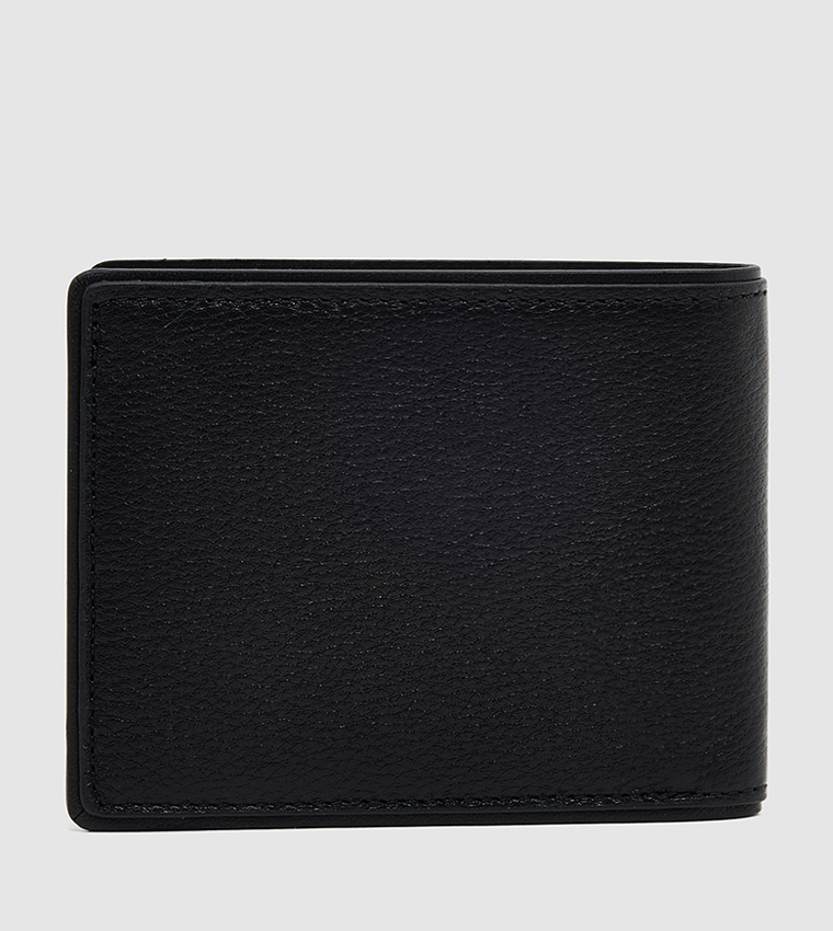 Textured Bi-Fold Wallet