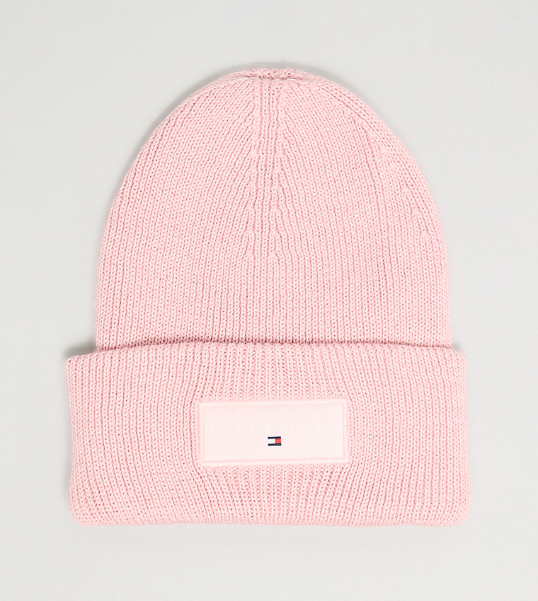 Monotype Badge Knitted Beanie