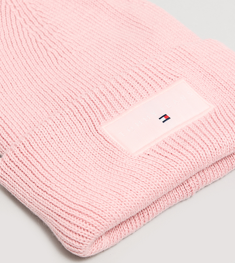 Monotype Badge Knitted Beanie