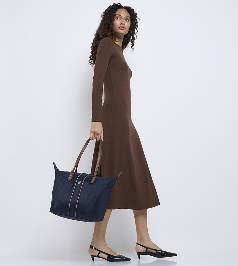 POPETTE Logo Detail Tote Bag