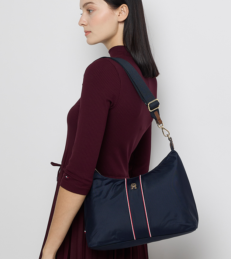 Logo Detail Popette Shoulder Bag