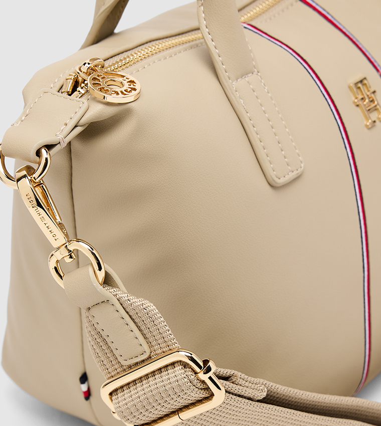 Monogram Detail Mini Tote Bag