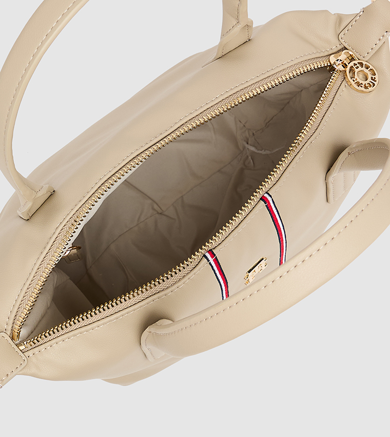 Monogram Detail Mini Tote Bag