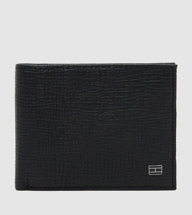Textured Bi-Fold Wallet