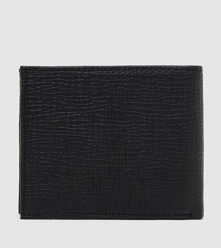 Textured Bi-Fold Wallet