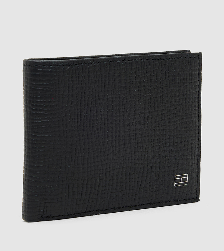 Textured Bi-Fold Wallet