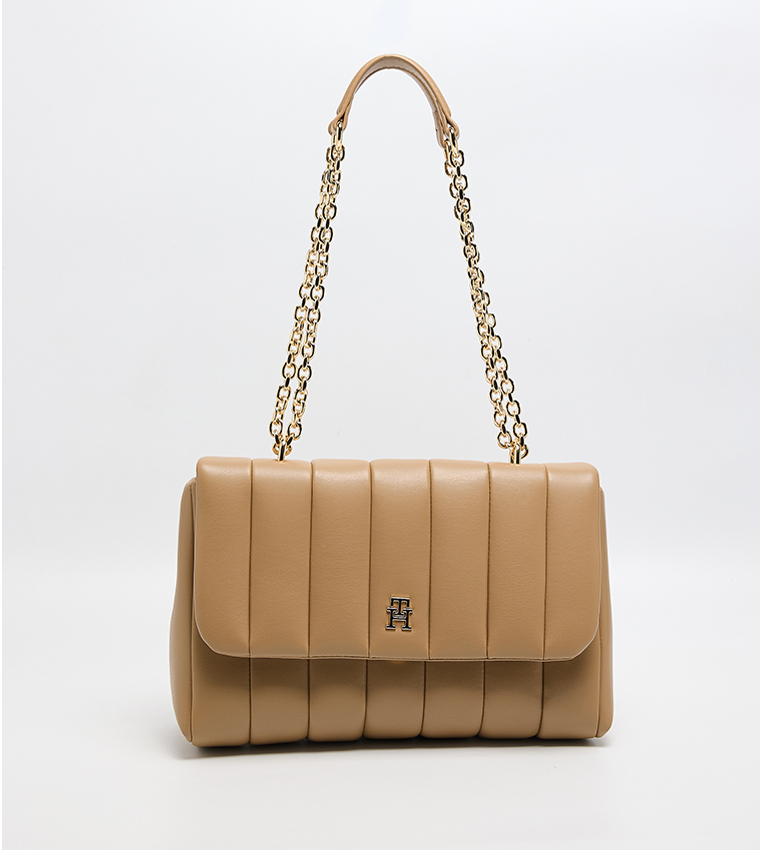 GRACE Quilted Flap Shoulder Bag