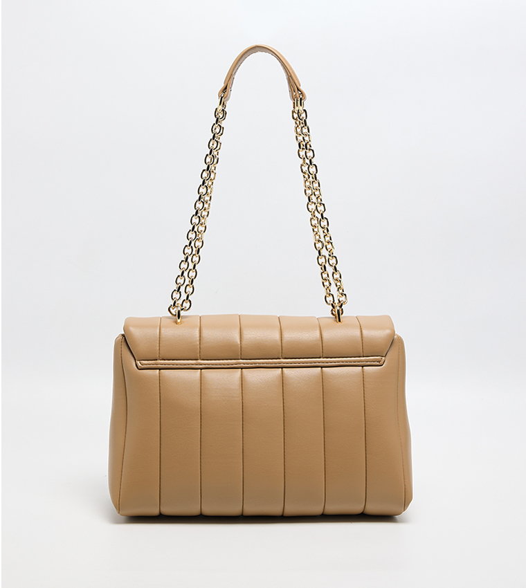 GRACE Quilted Flap Shoulder Bag