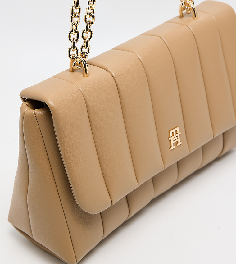 GRACE Quilted Flap Shoulder Bag