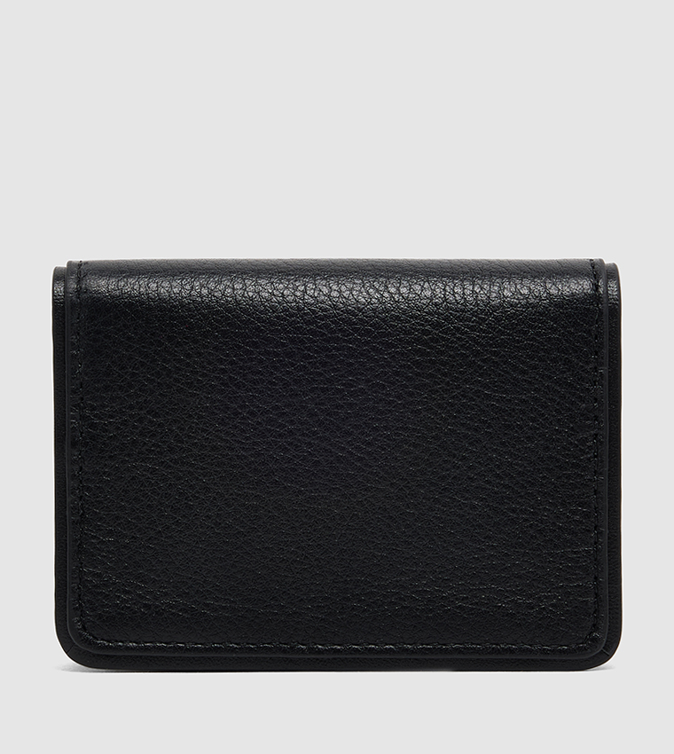 Textured Flap Wallet