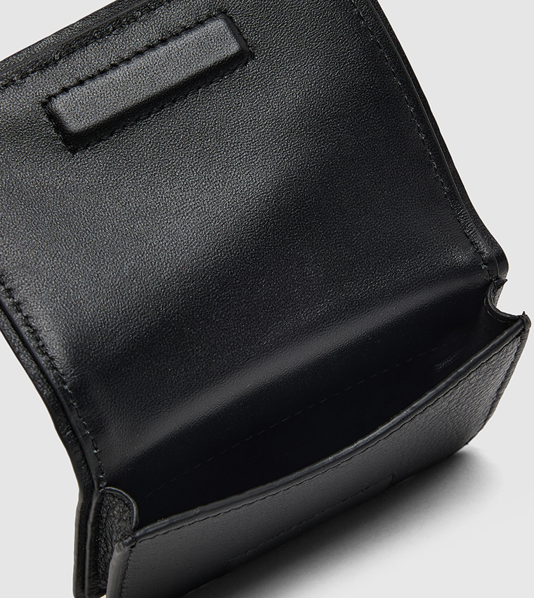 Textured Flap Wallet