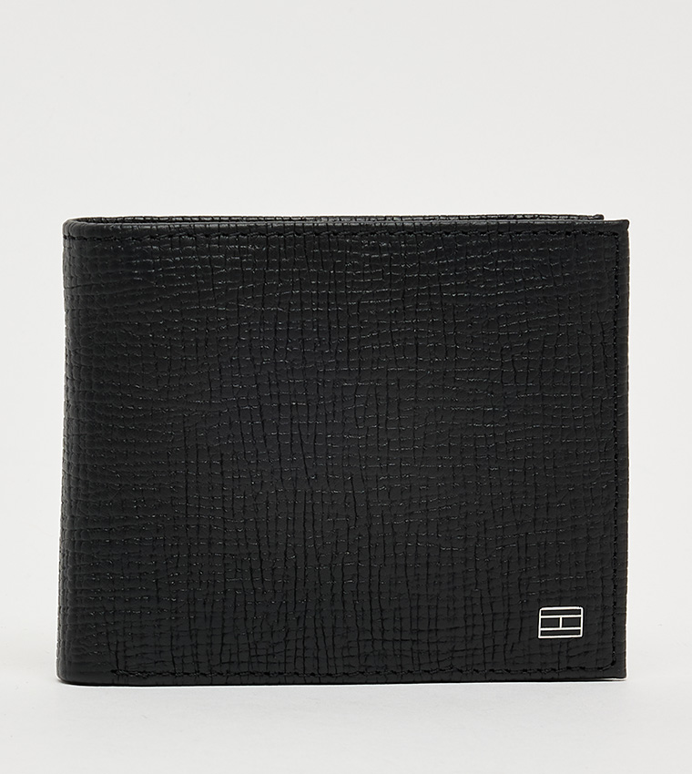 Textured Bi-Fold Wallet