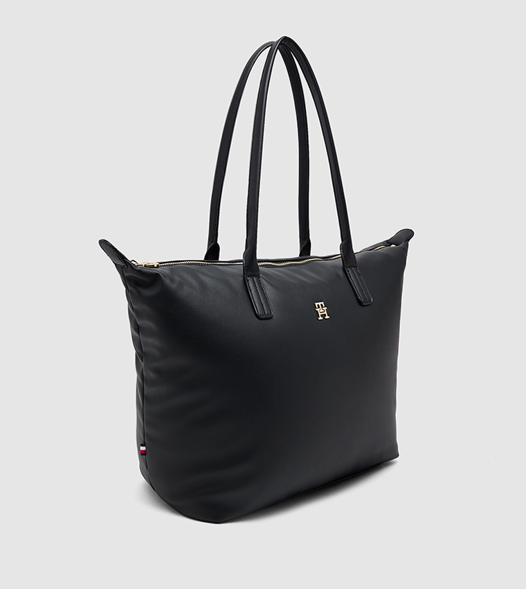 Monogram Detail Tote Bag