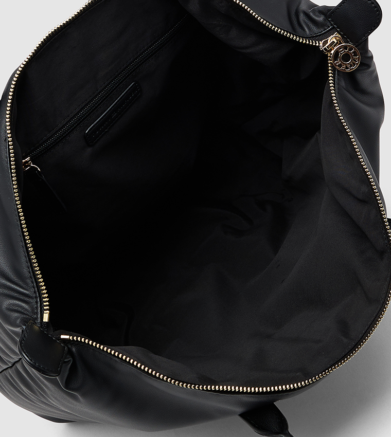 Monogram Detail Tote Bag