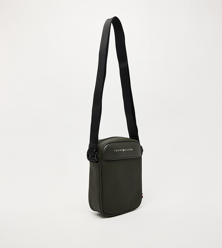 Textured Reporter Bag