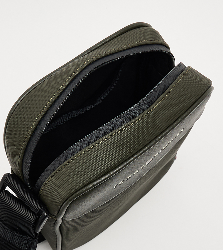 Textured Reporter Bag