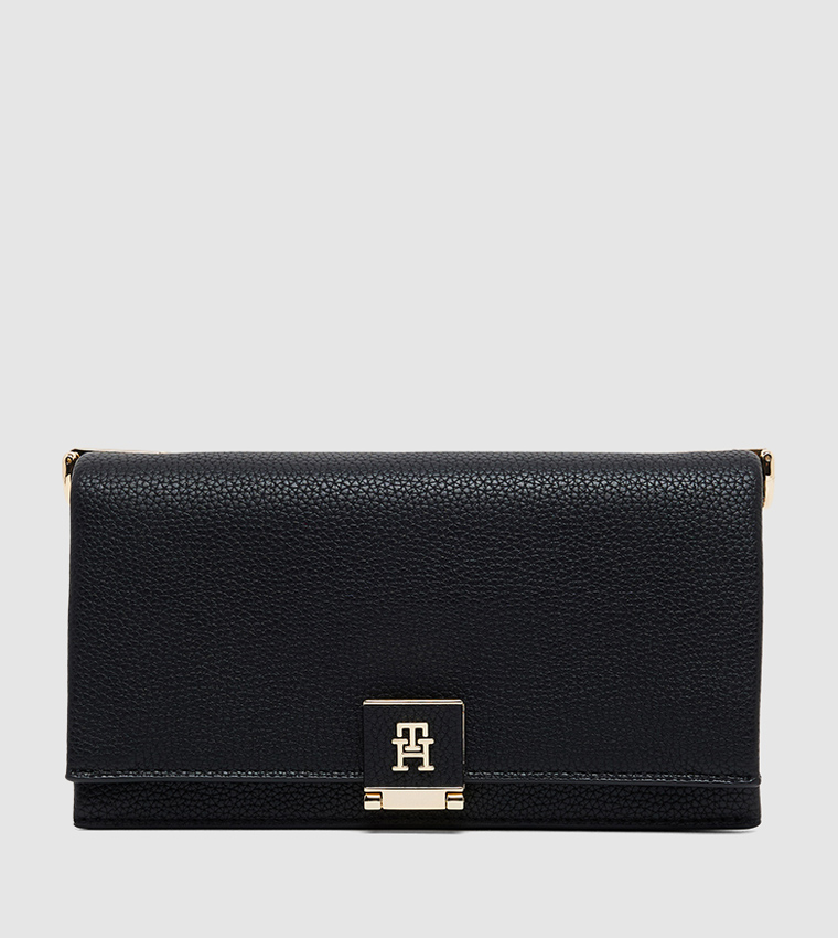 Logo Detail Flap Crossbody Bag