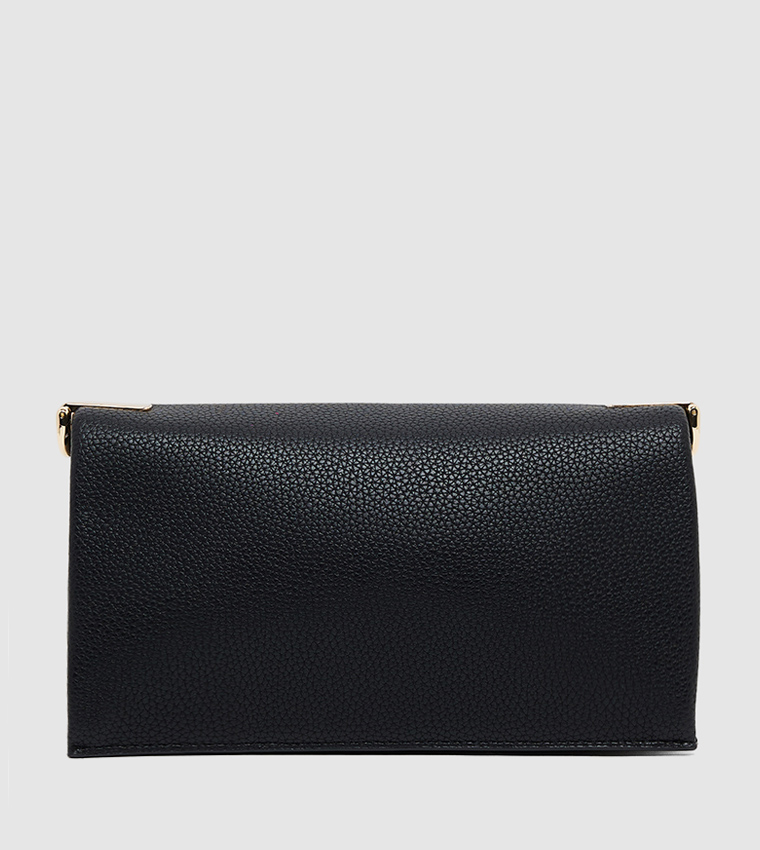 Logo Detail Flap Crossbody Bag