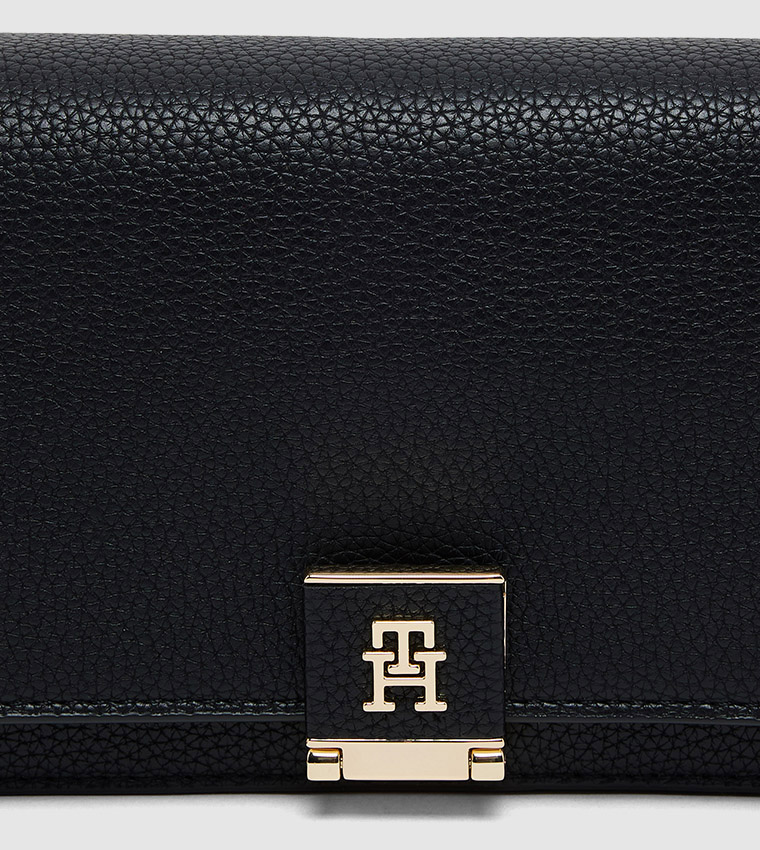 Logo Detail Flap Crossbody Bag