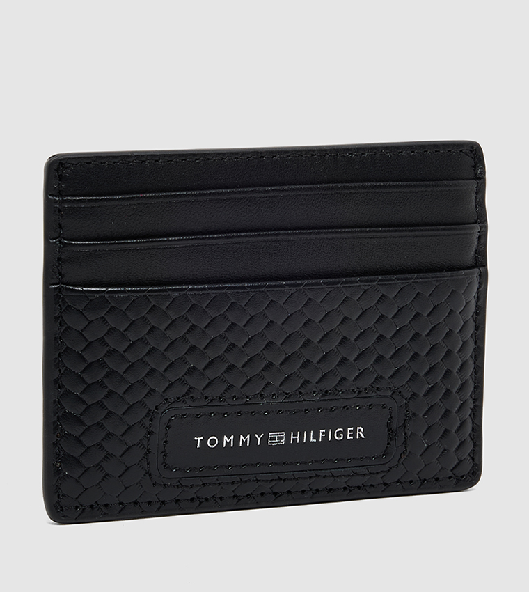 Textured Woven Card Holder