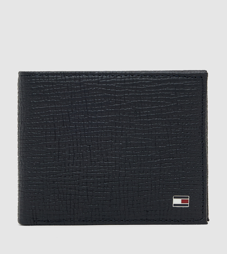 Textured Bi-Fold Wallet