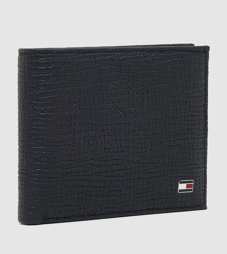 Textured Bi-Fold Wallet