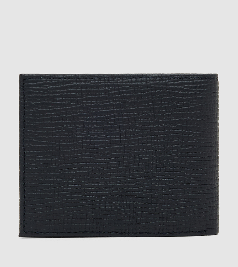 Textured Bi-Fold Wallet