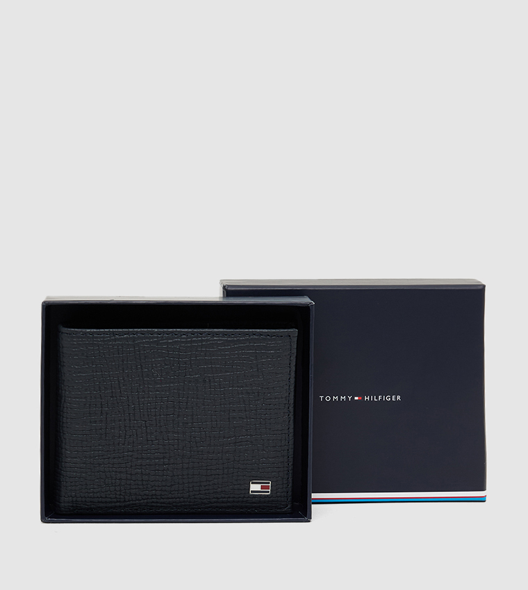 Textured Bi-Fold Wallet