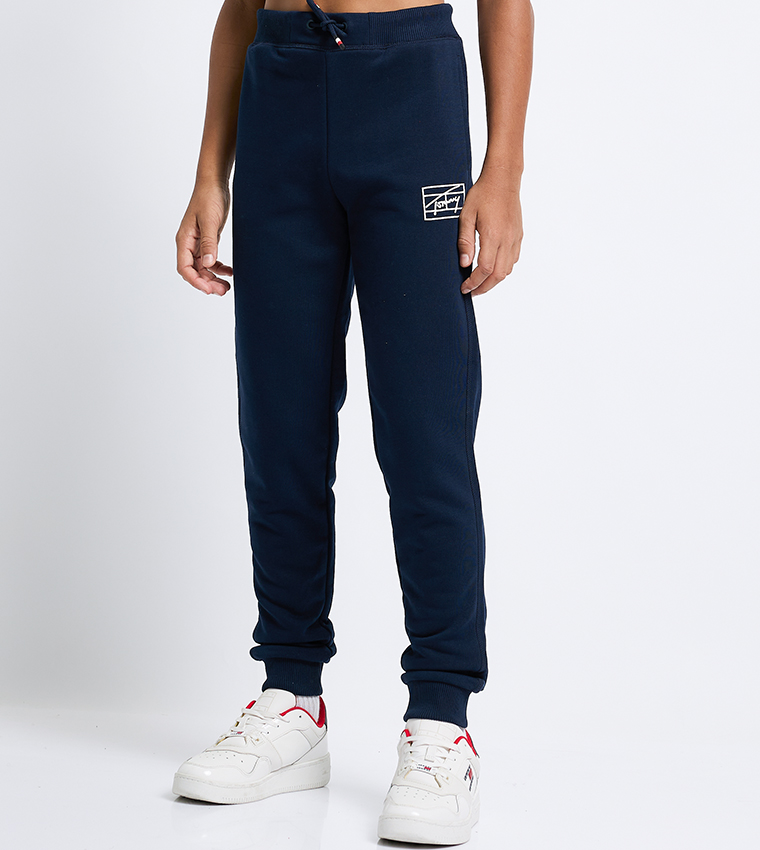 Drawstring Waist Slim Fit Joggers
