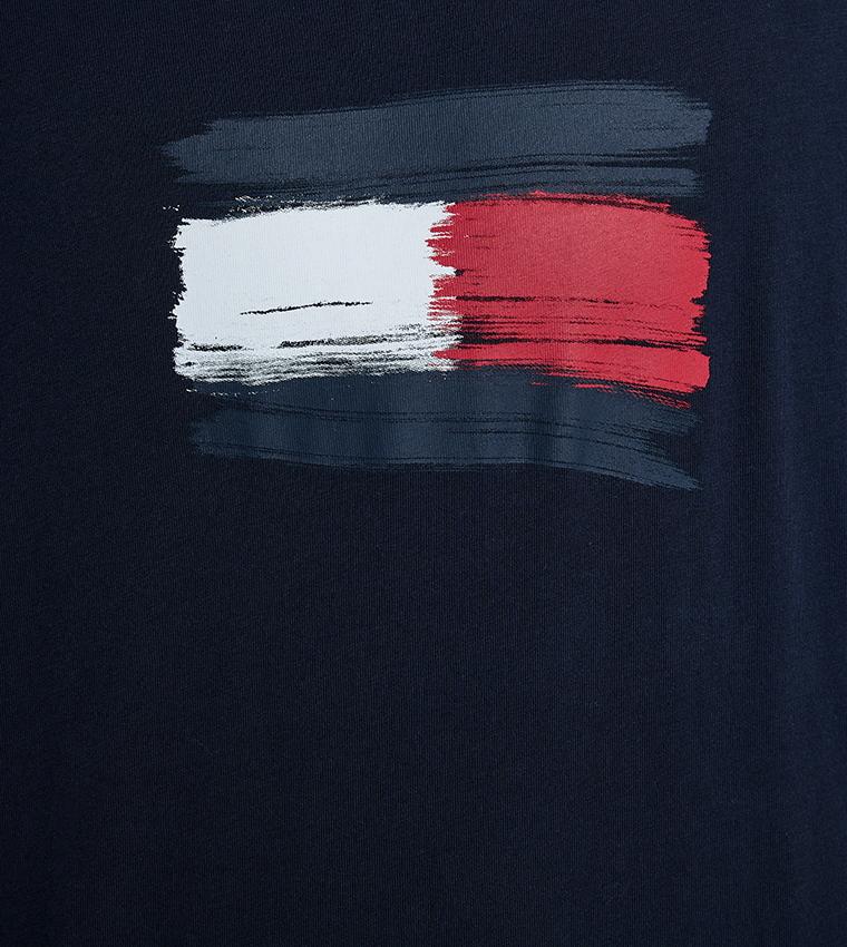 Logo Printed Short Sleeves Casual T-Shirt