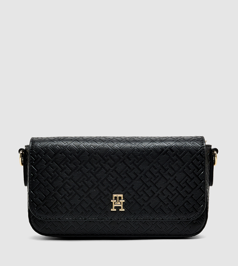 ICON Monogram Patterned Flap Crossbody Bag