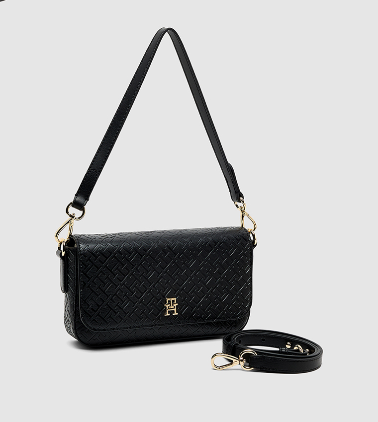 ICON Monogram Patterned Flap Crossbody Bag