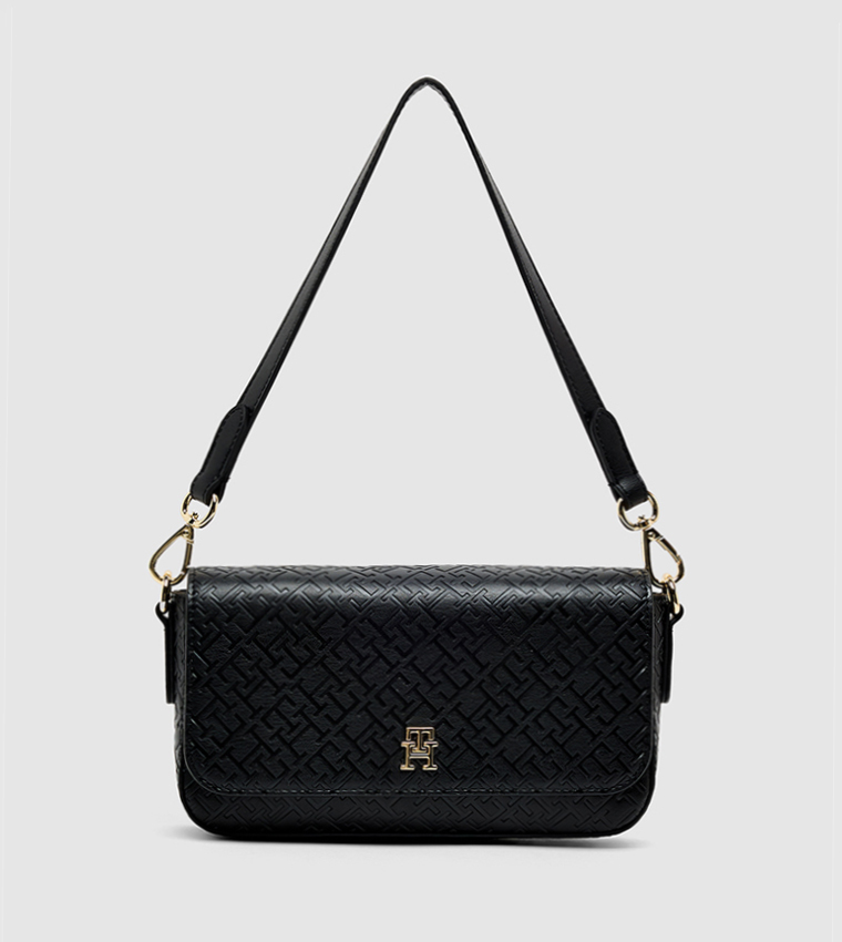ICON Monogram Patterned Flap Crossbody Bag