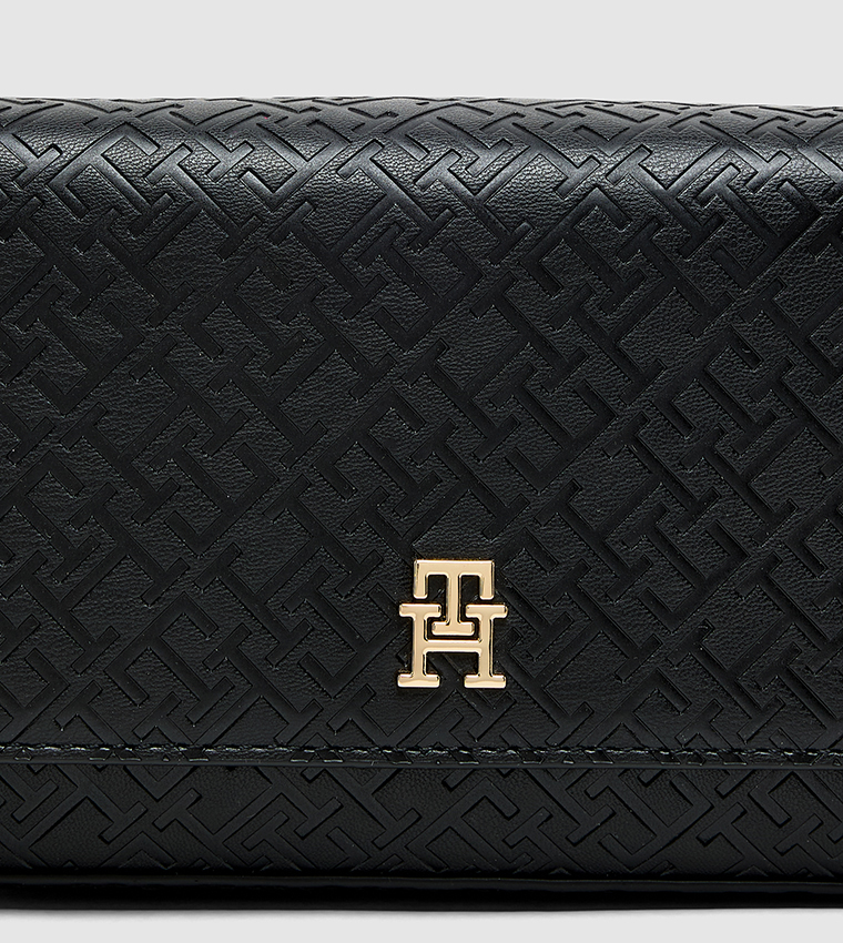 ICON Monogram Patterned Flap Crossbody Bag