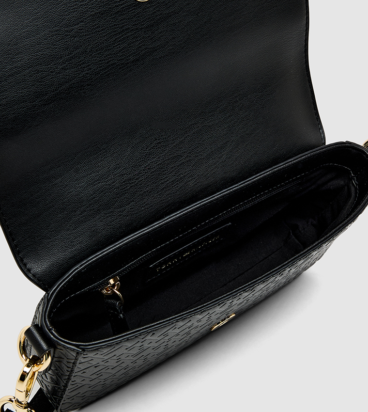 ICON Monogram Patterned Flap Crossbody Bag