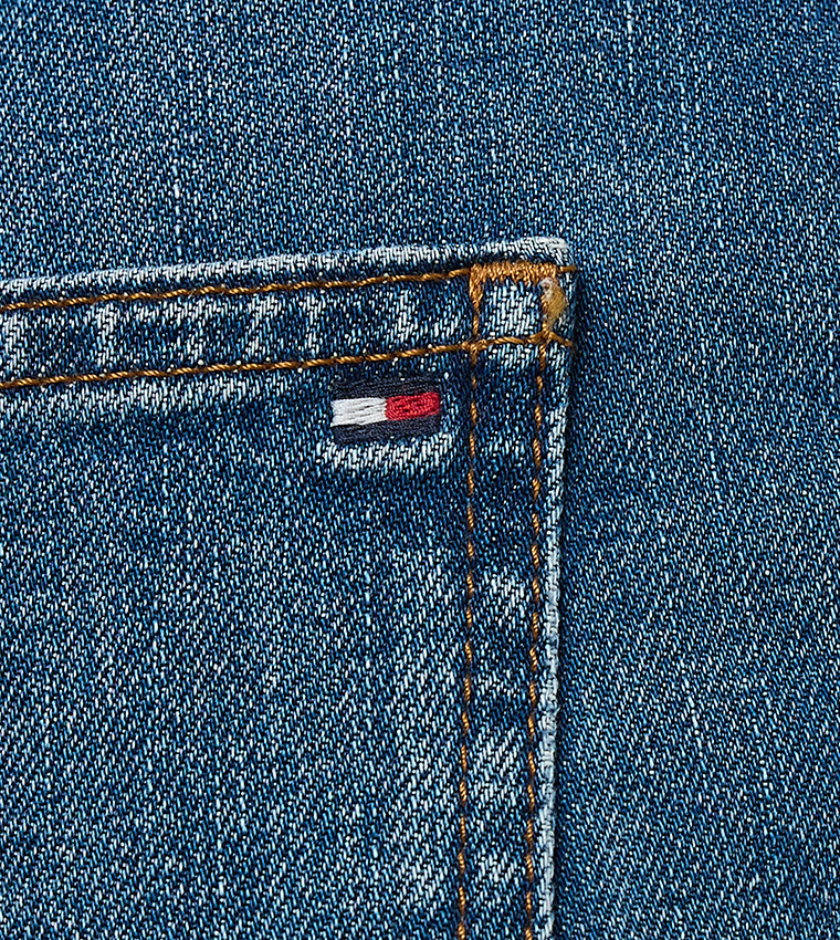 Washed High Waist Slim Fit Jeans