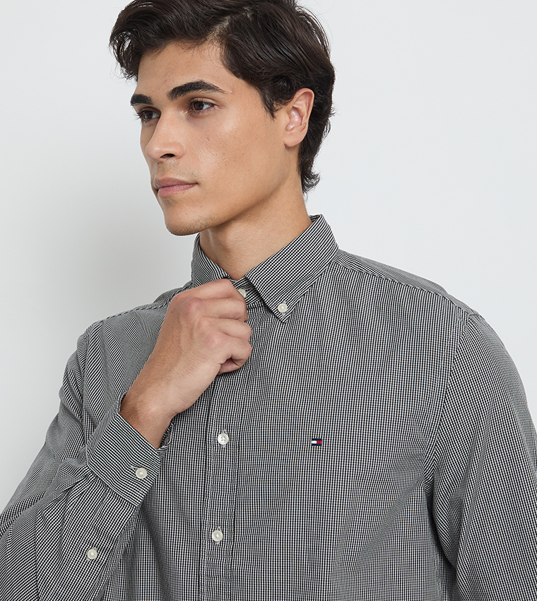 FLEX Microcheckered Long Sleeves Shirt