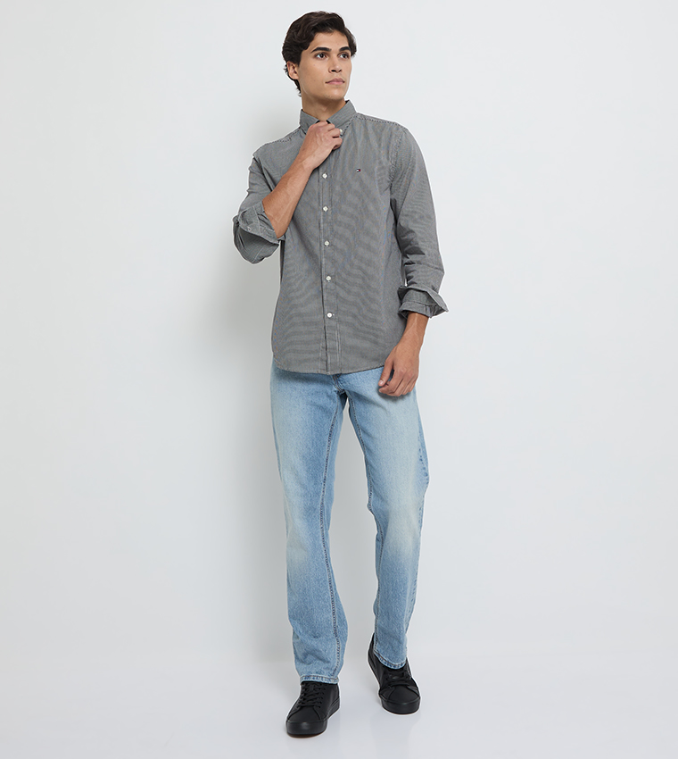 FLEX Microcheckered Long Sleeves Shirt